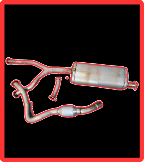 22-24 TOYOTA TUNDRA OEM CAT-BACK EXHAUST