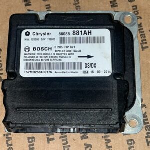2013-19 DODGE RAM 1500 AIRBAG MODULE 68085881AH