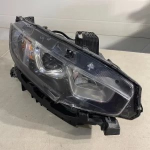 2016-19 HONDA CIVIC RH HEADLIGHT, HALOGEN, NORTH AMERICAN BUILT, USED OEM