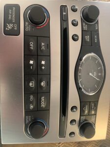 2010-13 INFINITI G37 SEDAN SPORT, HEATER AC CONTROL, NAVI, 25391-1UF1A
